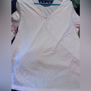 Nautica pink long sleeve shirt women’s XL